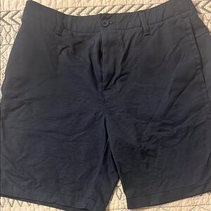 Under Armour Blue Flat Front Shorts Lightweight Design